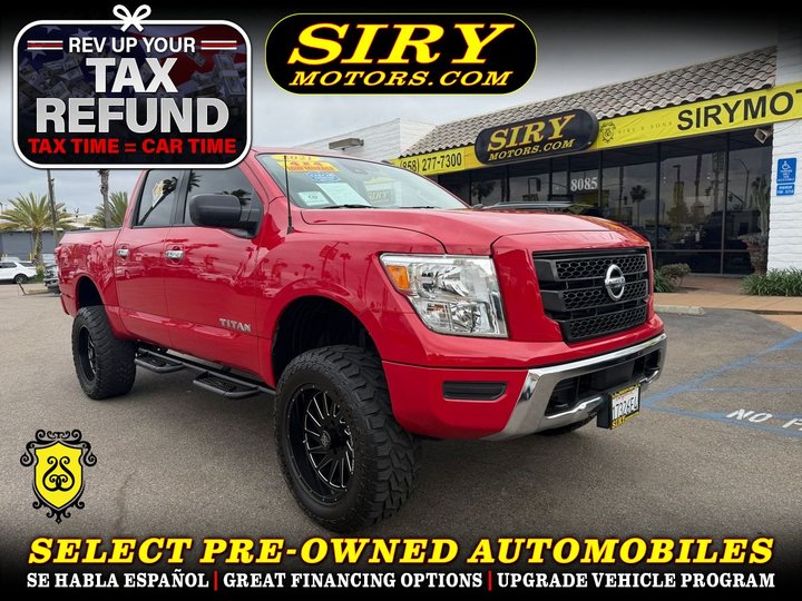 2021 NISSAN TITAN CREW CAB for sale in SAN DIEGO