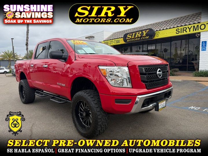 2021 NISSAN TITAN CREW CAB for sale in CHULA VISTA