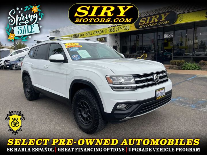 2019 VOLKSWAGEN ATLAS for sale in CHULA VISTA