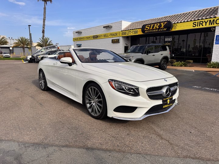 2017 MERCEDES-BENZ S-CLASS for sale in SAN DIEGO