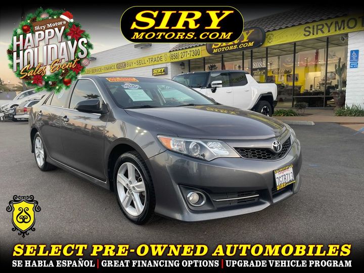 GRAY, 2014 TOYOTA CAMRY Image 