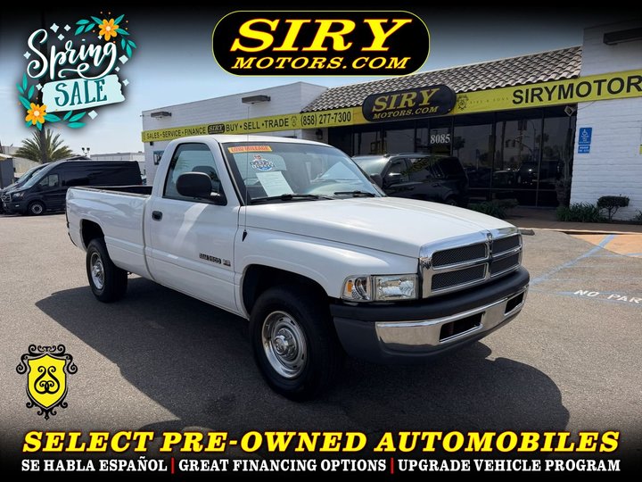 1999 DODGE RAM 2500 REGULAR CAB LONG BED for sale in SAN DIEGO