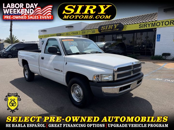 1999 DODGE RAM 2500 REGULAR CAB LONG BED for sale in CHULA VISTA