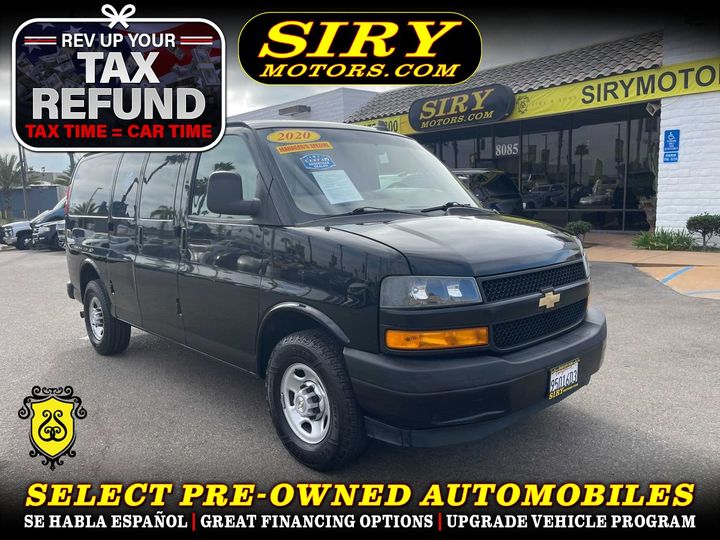 2020 CHEVROLET EXPRESS 2500 CARGO for sale in CHULA VISTA