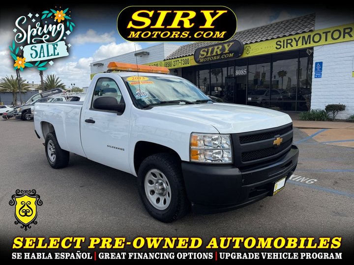 2013 CHEVROLET SILVERADO 1500 REGULAR CAB for sale in CHULA VISTA