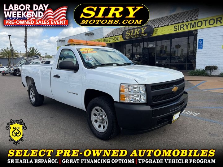 2013 CHEVROLET SILVERADO 1500 REGULAR CAB for sale in CHULA VISTA