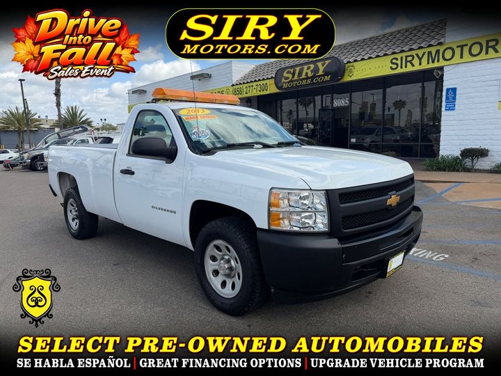 2013 CHEVROLET SILVERADO 1500 REGULAR CAB for sale in CHULA VISTA
