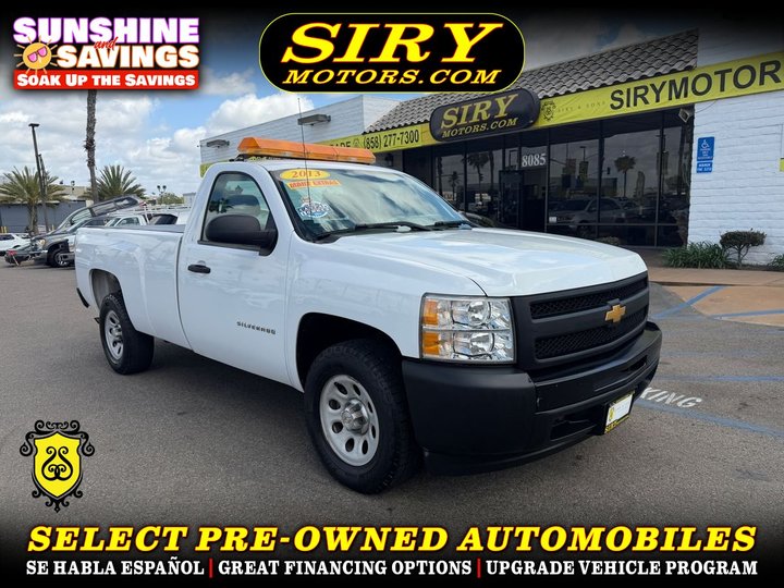 2013 CHEVROLET SILVERADO 1500 REGULAR CAB for sale in CHULA VISTA