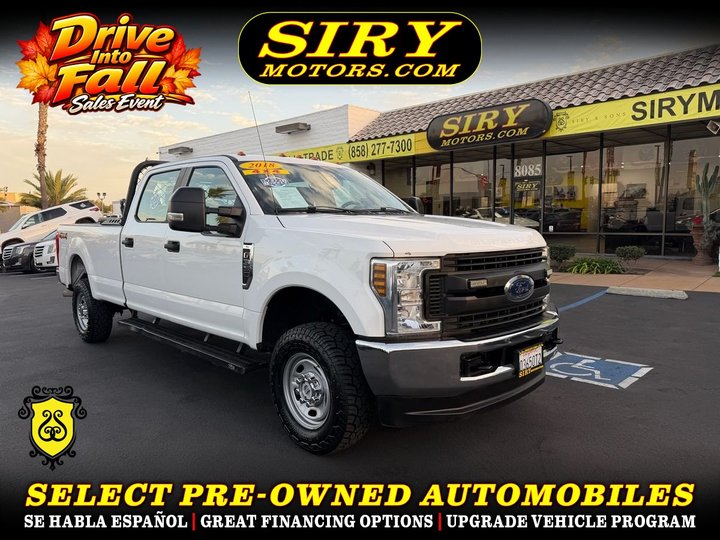 2018 FORD F350 SUPER DUTY CREW CAB for sale in SAN DIEGO