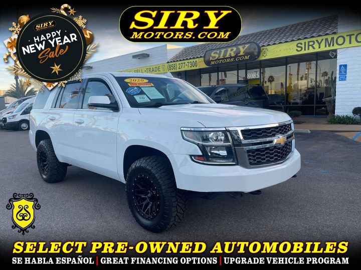 2020 CHEVROLET TAHOE for sale in SAN DIEGO