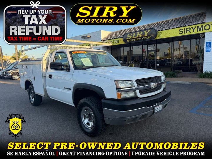 2004 CHEVROLET SILVERADO 2500 HD REGULAR CAB for sale in CHULA VISTA