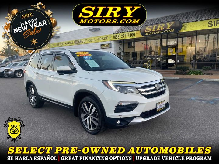 WHITE, 2017 HONDA PILOT Image 