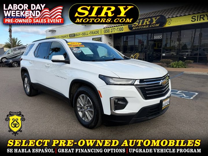 2023 CHEVROLET TRAVERSE for sale in SAN DIEGO