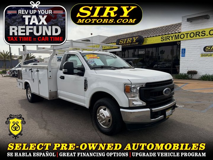 2020 FORD F350 SUPER DUTY REGULAR CAB & CHASSIS for sale in SAN DIEGO