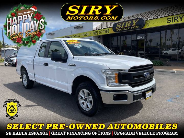 WHITE, 2020 FORD F150 SUPER CAB Image 