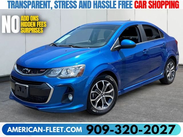 2019 CHEVROLET SONIC for sale in FONTANA