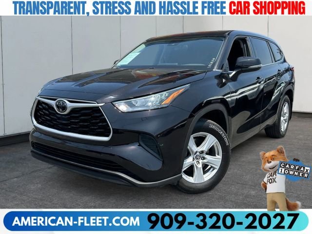 2020 TOYOTA HIGHLANDER for sale in FONTANA