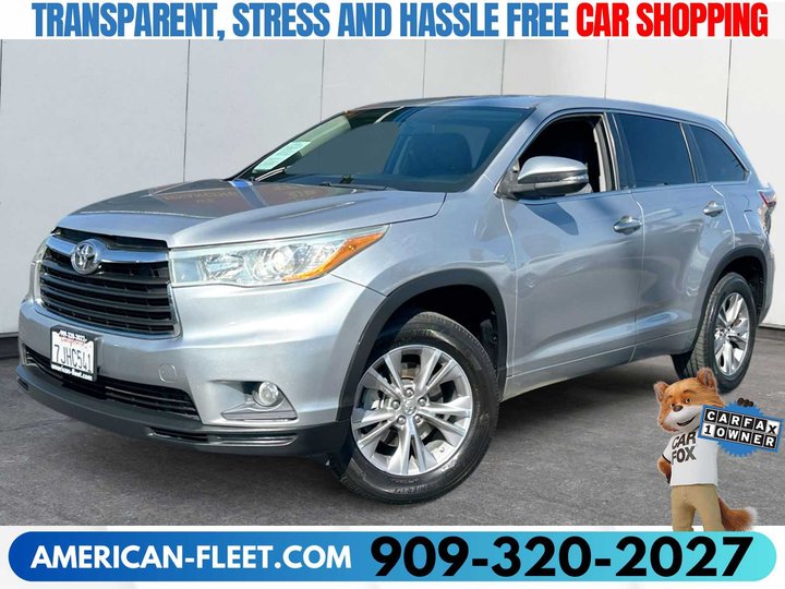 2015 TOYOTA HIGHLANDER for sale in FONTANA