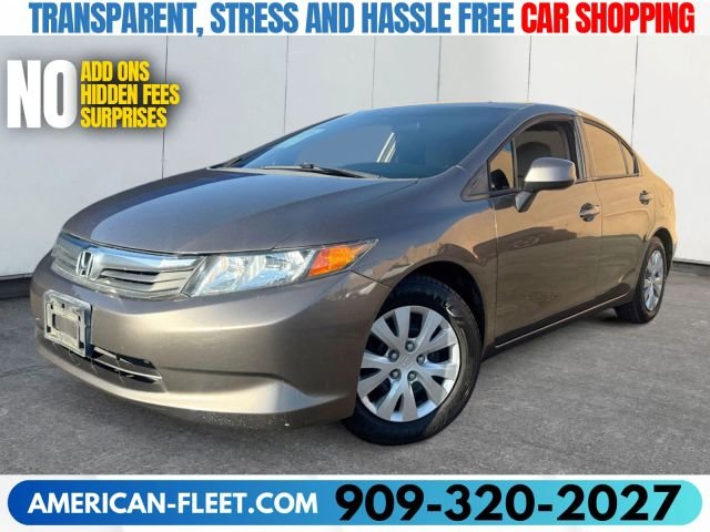 2012 HONDA CIVIC for sale in FONTANA