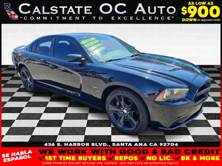 BLACK, 2011 DODGE CHARGER Image 