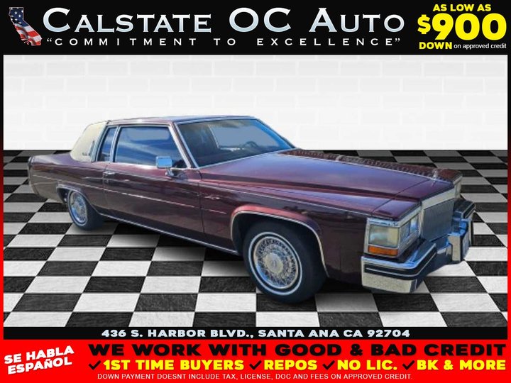 1984 CADILLAC COUPE DEVILLE for sale in SANTA ANA