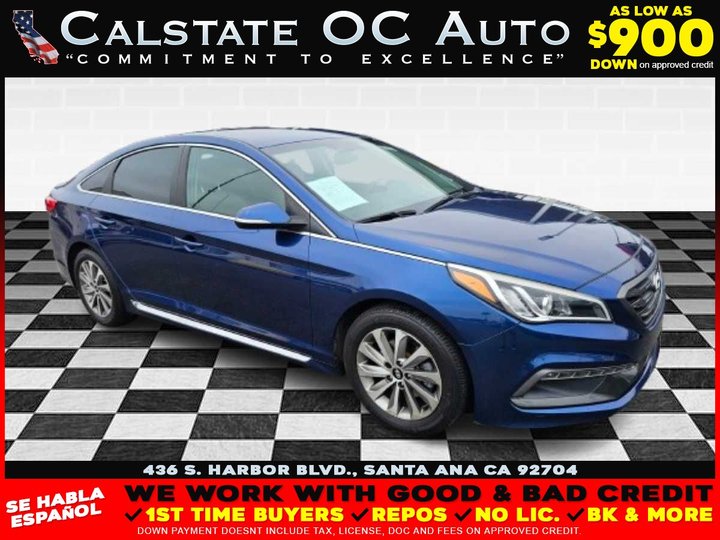 BLUE, 2017 HYUNDAI SONATA Image 