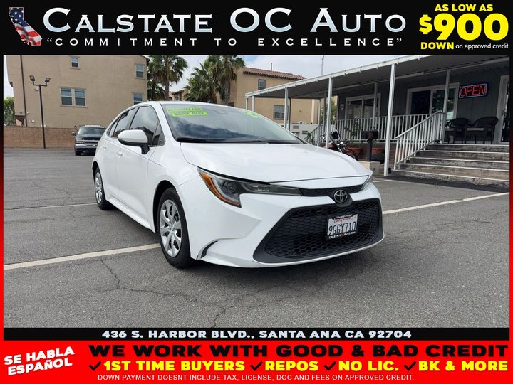 2021 TOYOTA COROLLA for sale in SANTA ANA