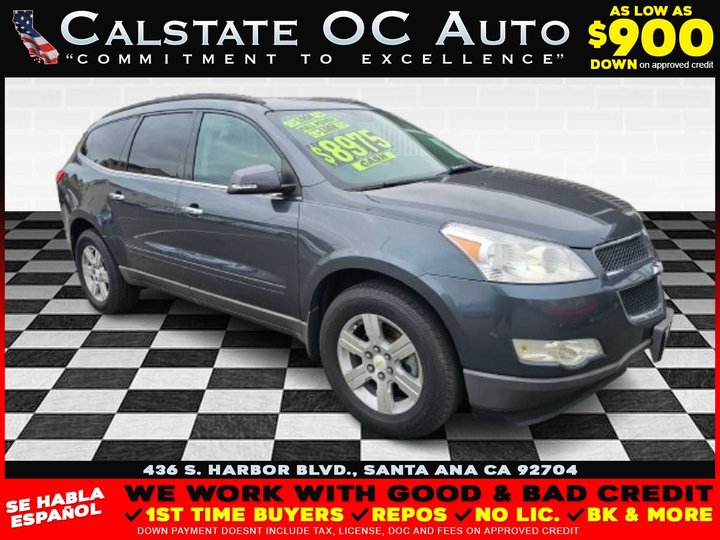 BLACK, 2010 CHEVROLET TRAVERSE Image 