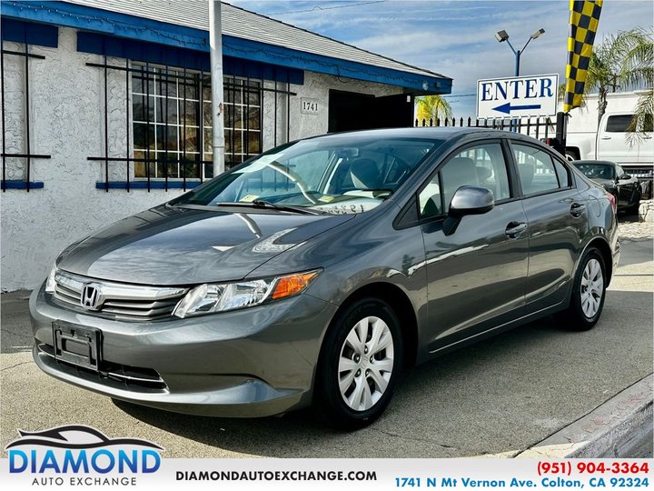 2012 HONDA CIVIC for sale in COLTON