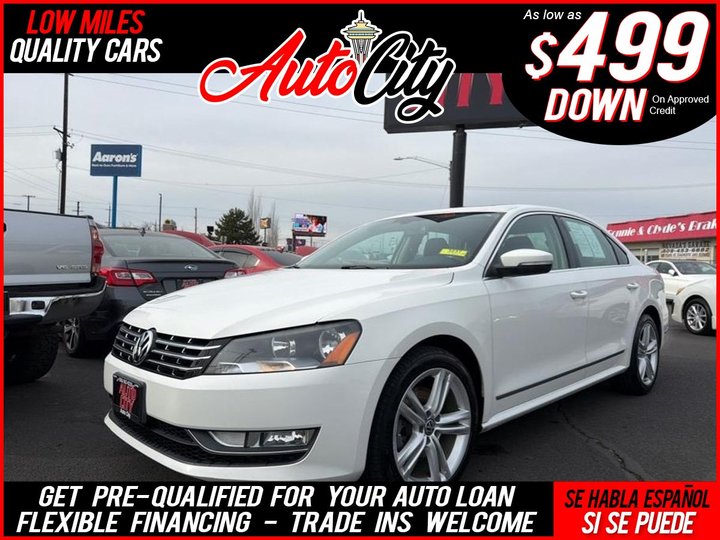 2013 VOLKSWAGEN PASSAT for sale in YAKIMA
