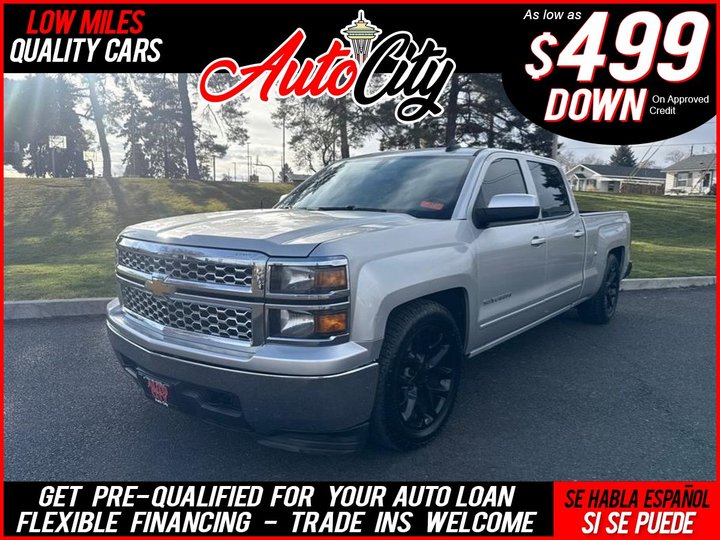 2015 CHEVROLET SILVERADO 1500 CREW CAB for sale in YAKIMA