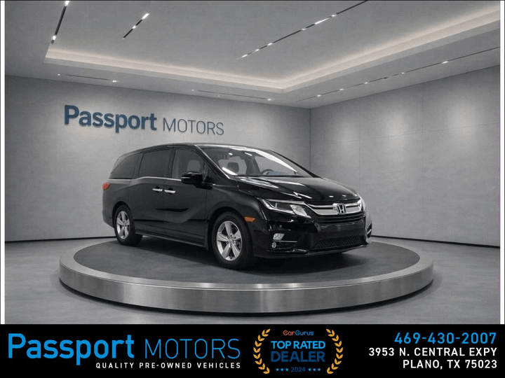 2019 HONDA ODYSSEY/EX-L/SUNROOF/BROWN INTERIOR for sale in PLANO