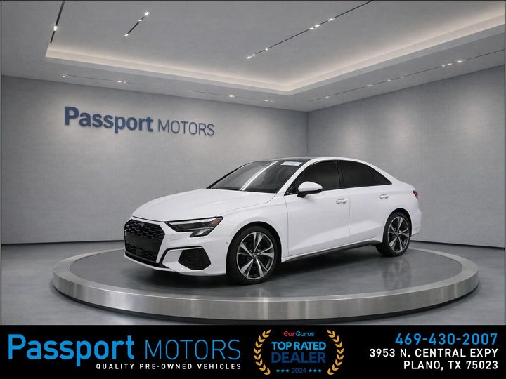 2023 AUDI A3/BLACK OPTIC SPORT PACK/UP GRADED SPORT WHEELS for sale in PLANO