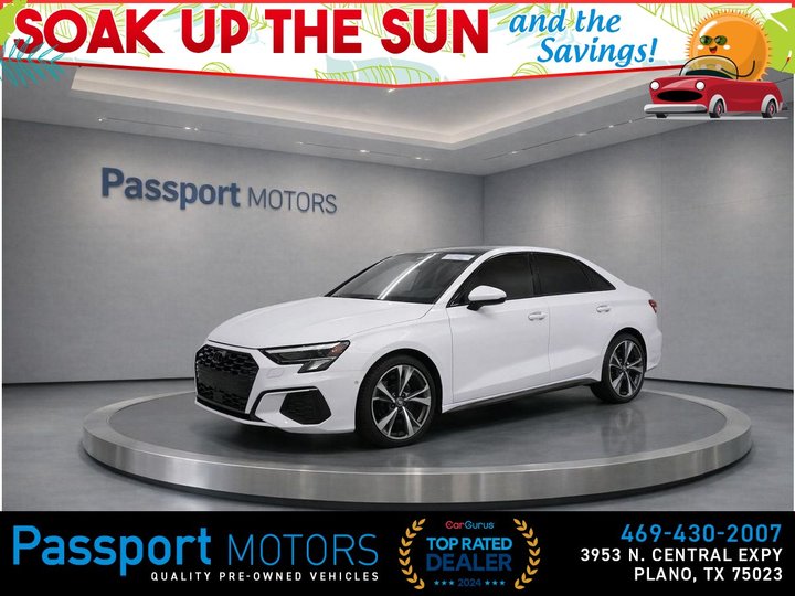 2023 AUDI A3/BLACK OPTIC SPORT PACK/UP GRADED SPORT WHEELS for sale in PLANO