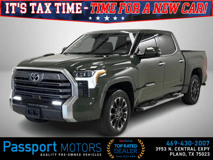 2023 TOYOTA TUNDRA HYBRID CREWMAX for sale in PLANO