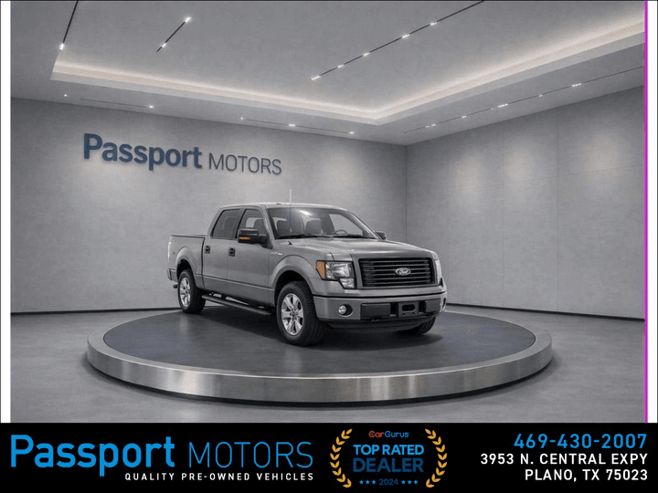 2011 FORD F150 SUPERCREW CAB for sale in PLANO