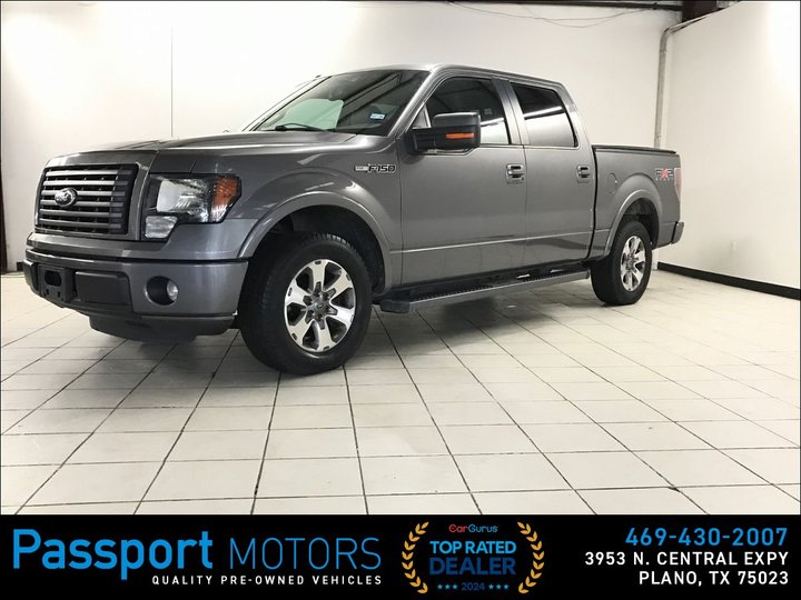 2011 FORD F150 SUPERCREW CAB for sale in PLANO