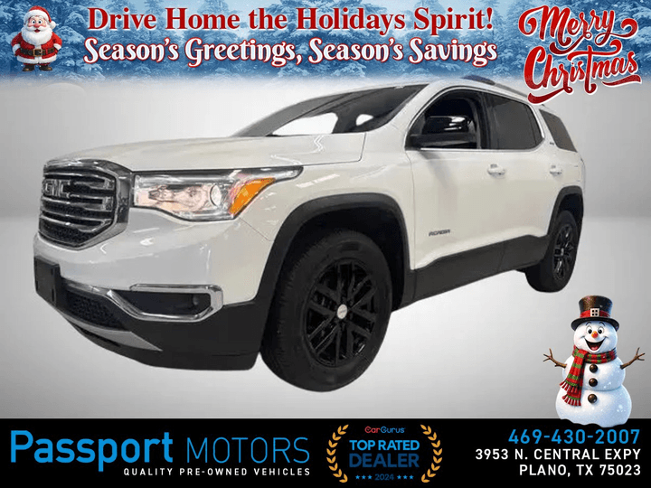 WHITE, 2019 GMC ACADIA Image 