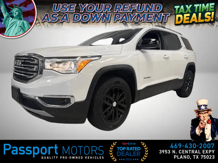 2019 GMC ACADIA for sale in PLANO