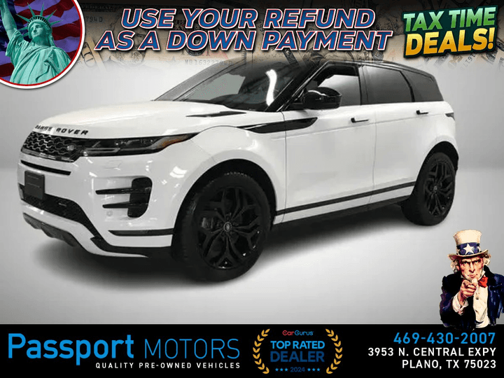 2023 LAND ROVER RANGE ROVER EVOQUE for sale in PLANO