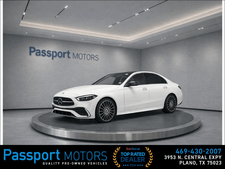 2023 MERCEDES-BENZ C-CLASS/HEADS UP DISPLAY/PANO ROOF /REAR SPOLER for sale in PLANO