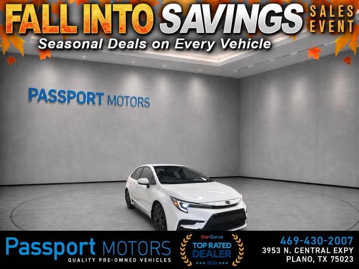 2024 TOYOTA COROLLA/SE/UP GRADED BLACK WHEELS/SPOILER for sale in PLANO