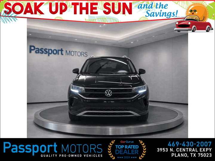 2022 VOLKSWAGEN TAOS for sale in PLANO