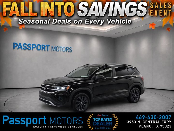 2022 VOLKSWAGEN TAOS for sale in PLANO