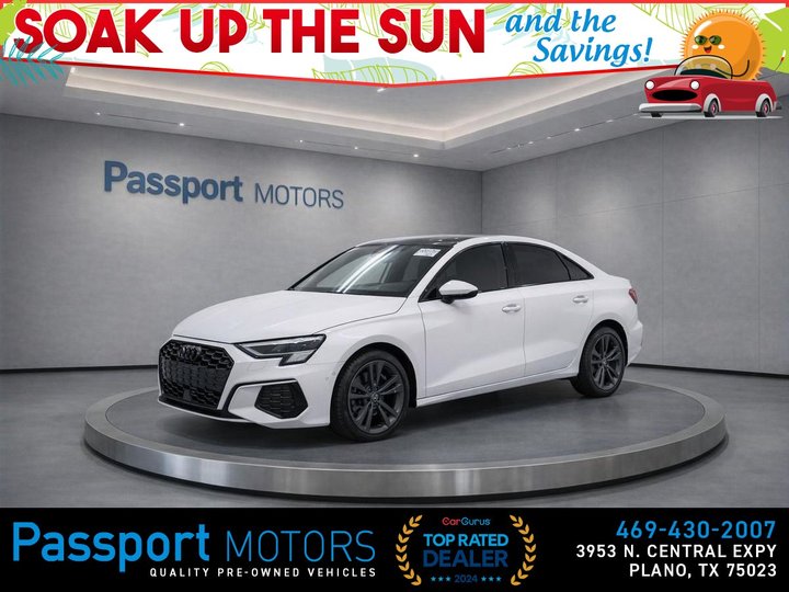 2024 AUDI A3/BLACK OPTIC PKG/CONVENIENCE PKG for sale in PLANO