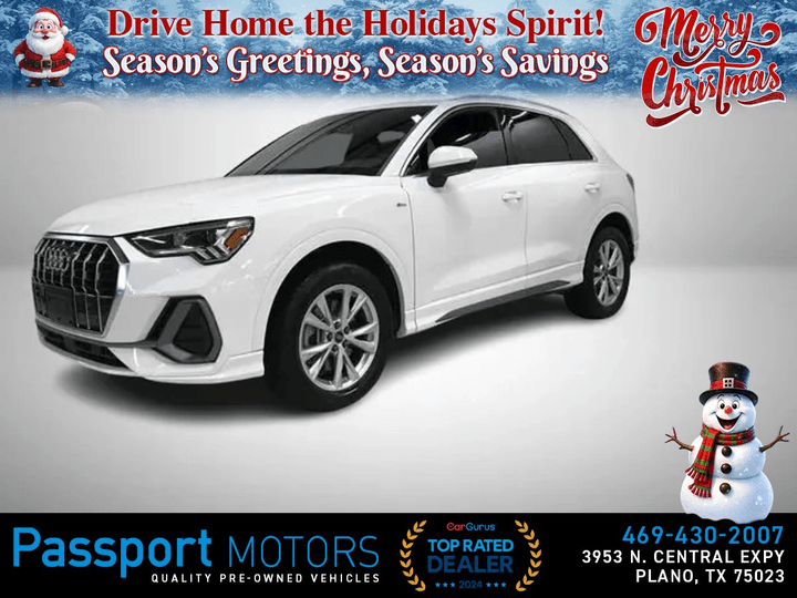 WHITE, 2023 AUDI Q3 /S LINE/ PREMIUM PLUS PACKAGE Image 