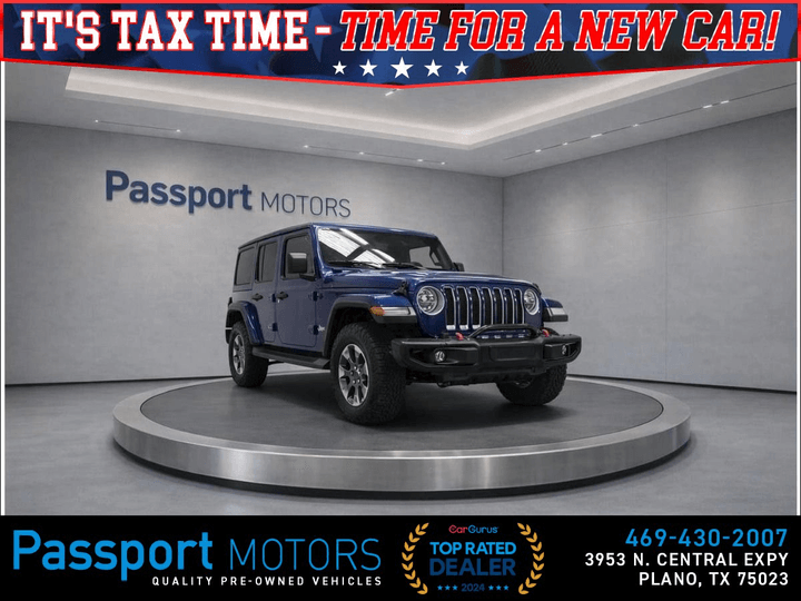 2018 JEEP WRANGLER UNLIMITED for sale in PLANO