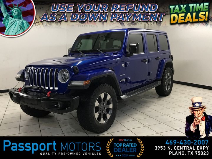 2018 JEEP WRANGLER UNLIMITED for sale in PLANO