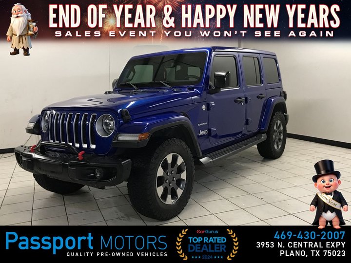 2018 JEEP WRANGLER UNLIMITED for sale in PLANO