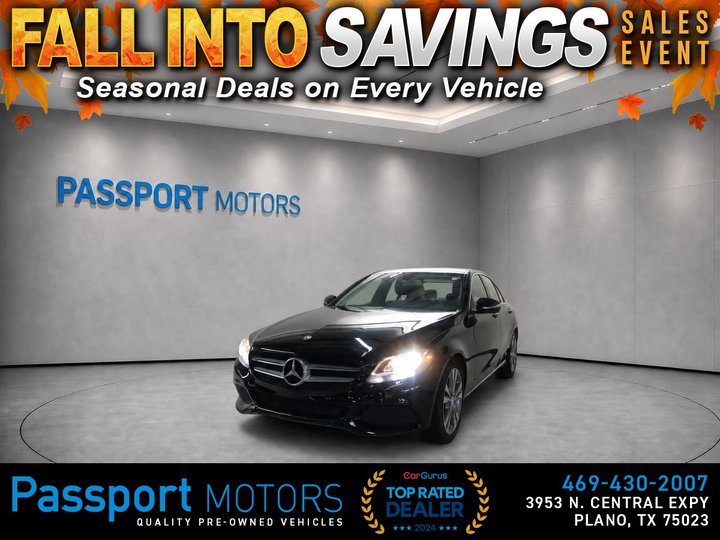 2015 MERCEDES-BENZ C-CLASS for sale in PLANO